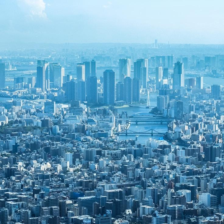 City skyline in Plano, United States